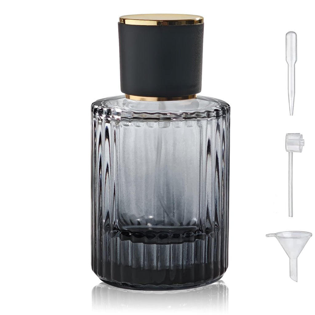 50ml Glass Spray Perfume Bottle Black K238712