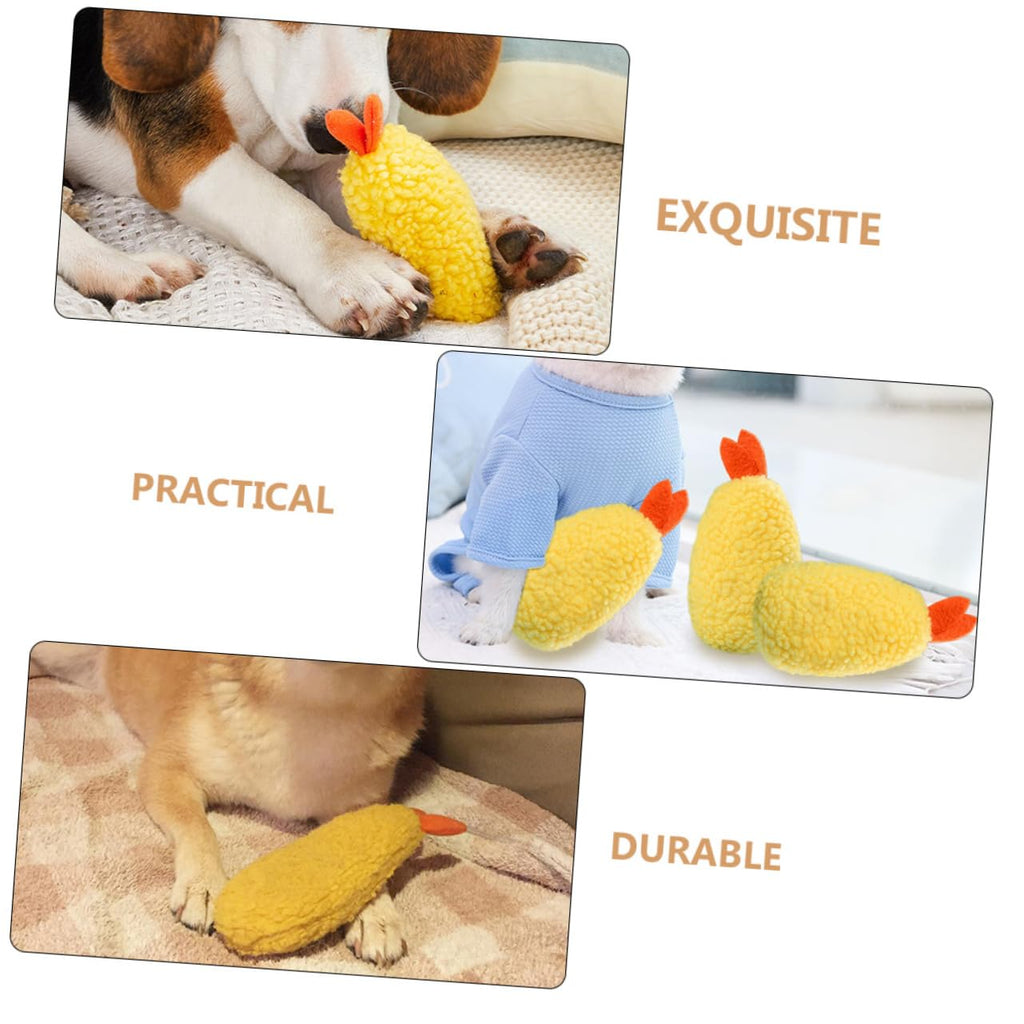 2 Pack Plush Squeaky Dog Toy T4683