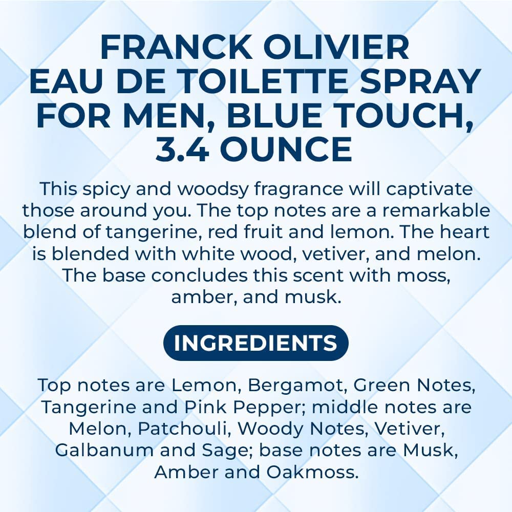 Eau de Toilette Spray for Men 3.4 Ounce T737485