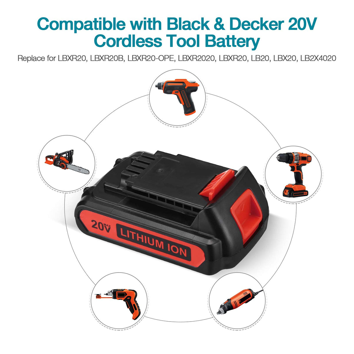 20v Lithium Battery V58218