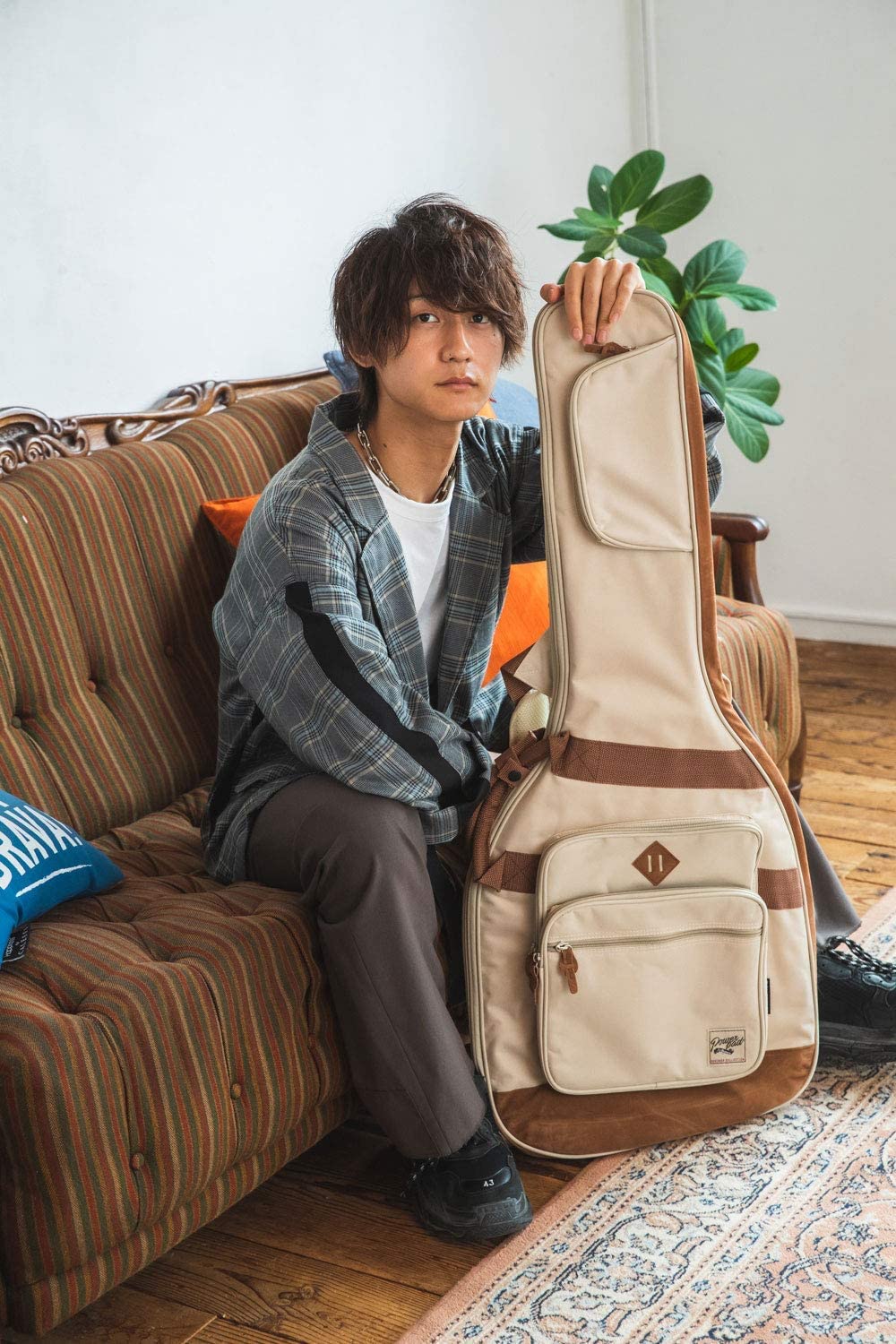 Beige Electric Guitar Gig Bag K314