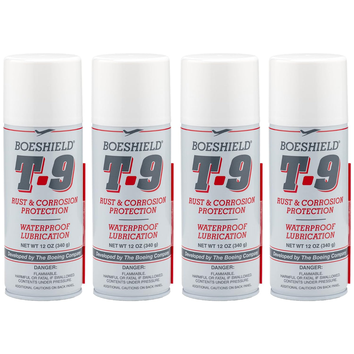 Waterproof Wax-Based Lubricant & Corrosion Inhibitor, 12 oz Aerosol, Pack of 4 R979
