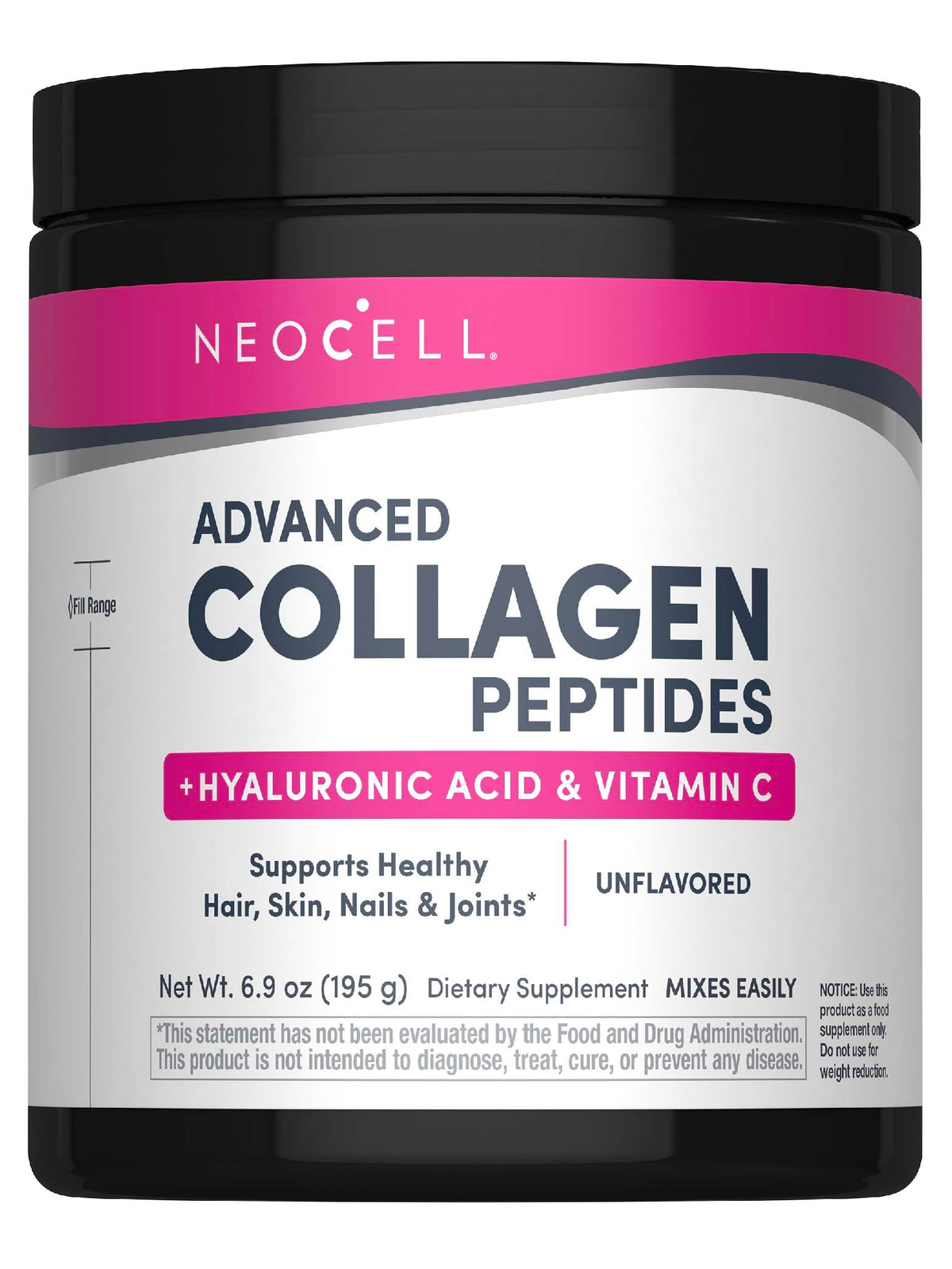 Collagen Peptides Powder 6.9 oz Unflavored Supplement T25408