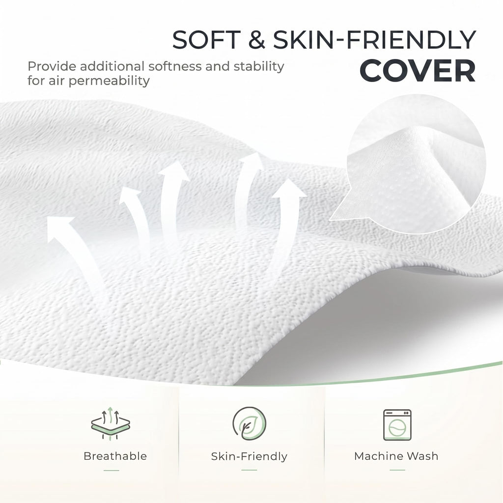 4 inch Medium Firm Tri-Folding Mattress with Washable Cover P10968
