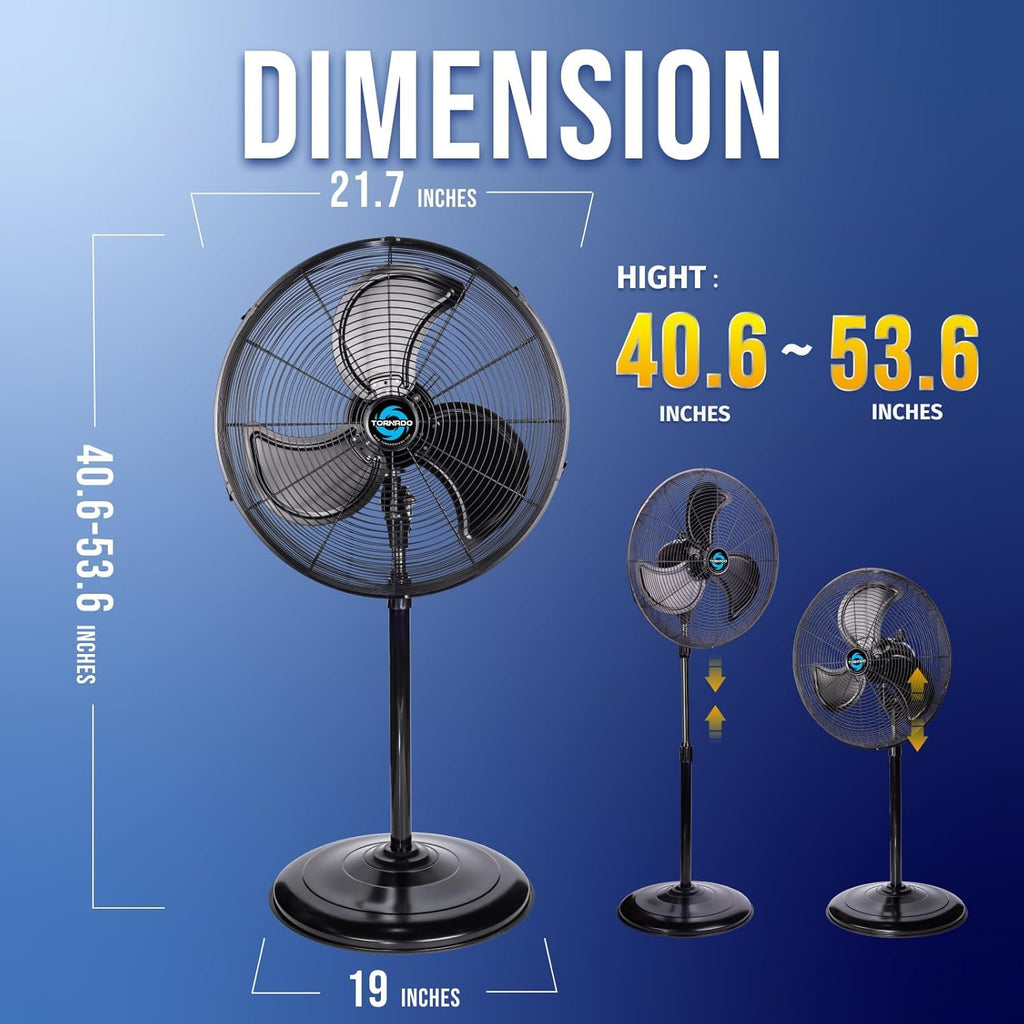 20'' Oscillating Pedestal Fan V678