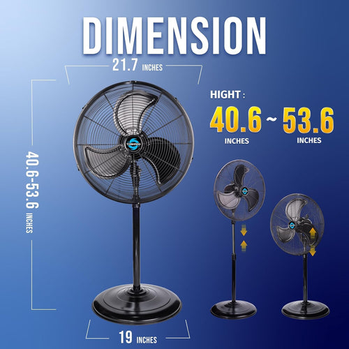 20'' Oscillating Pedestal Fan V678