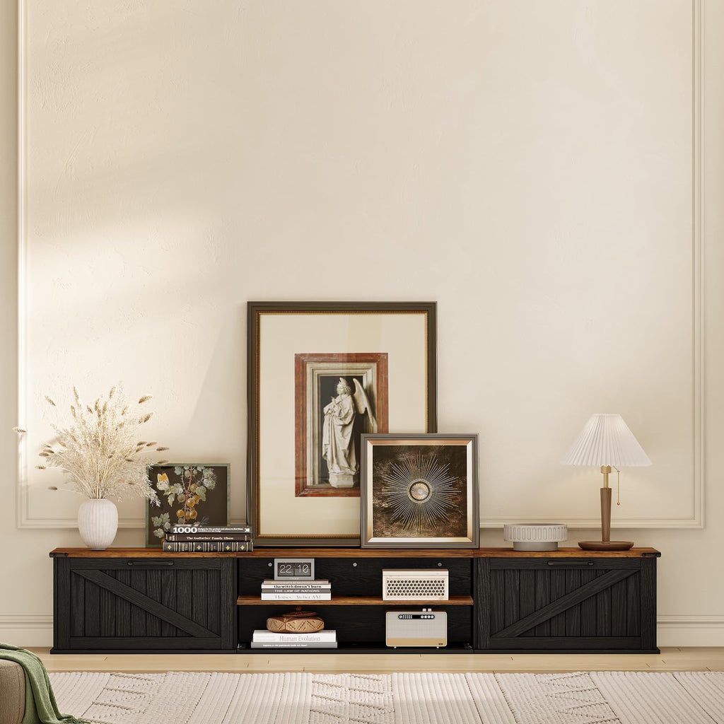 70" Black Floating TV Stand M223702