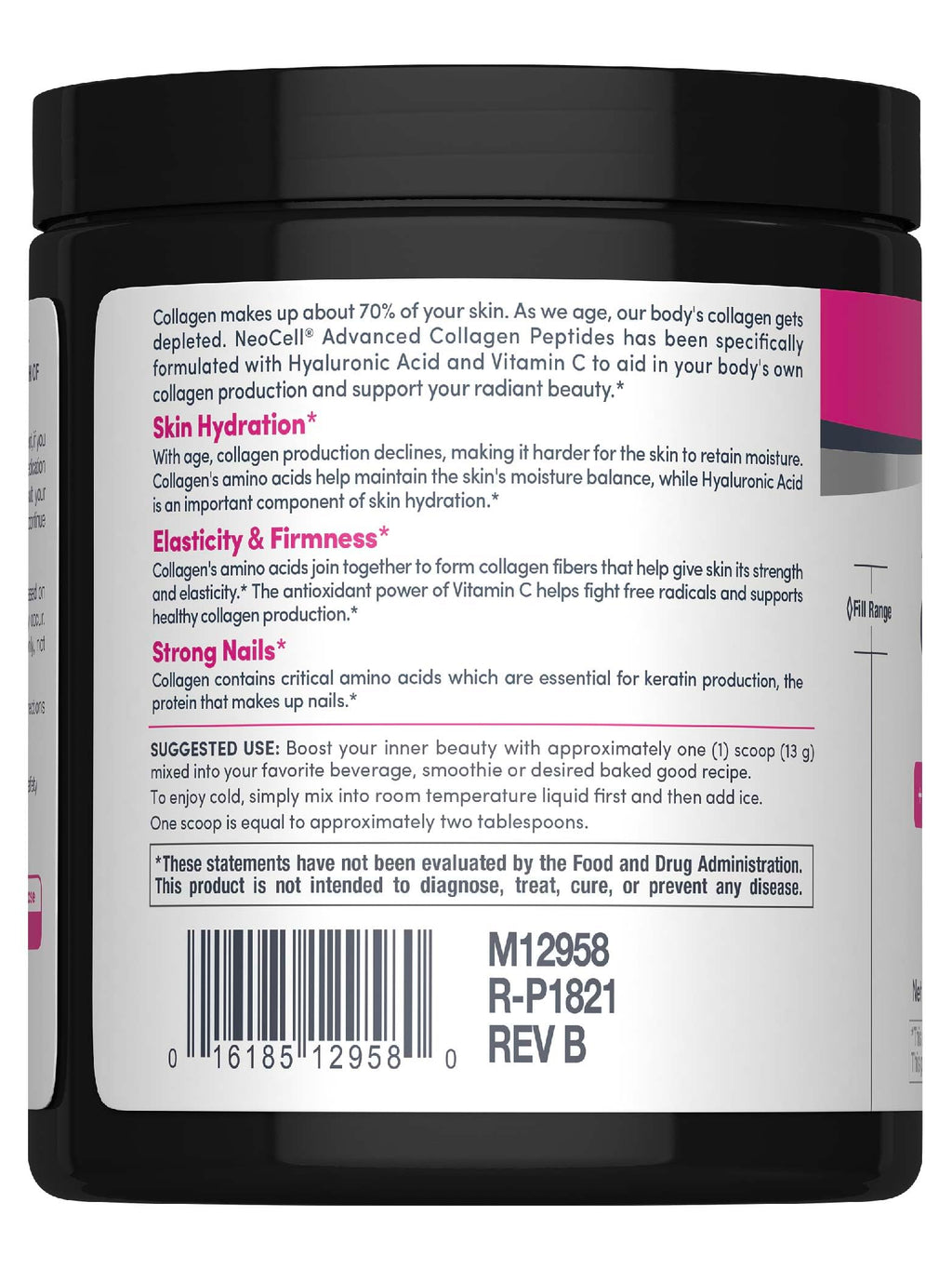 Collagen Peptides Powder 6.9 oz Unflavored Supplement T25408
