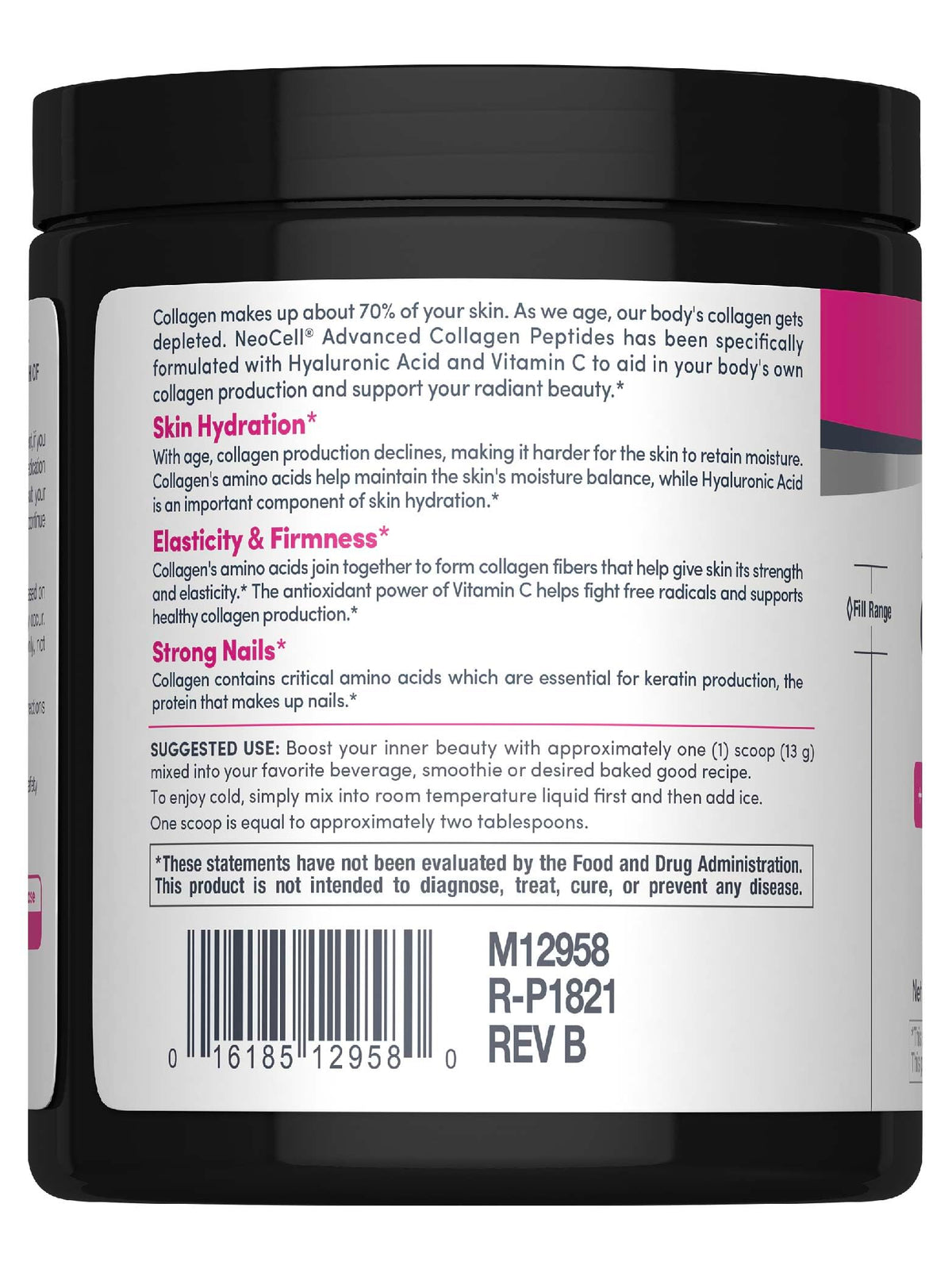 Collagen Peptides Powder 6.9 oz Unflavored Supplement T25408