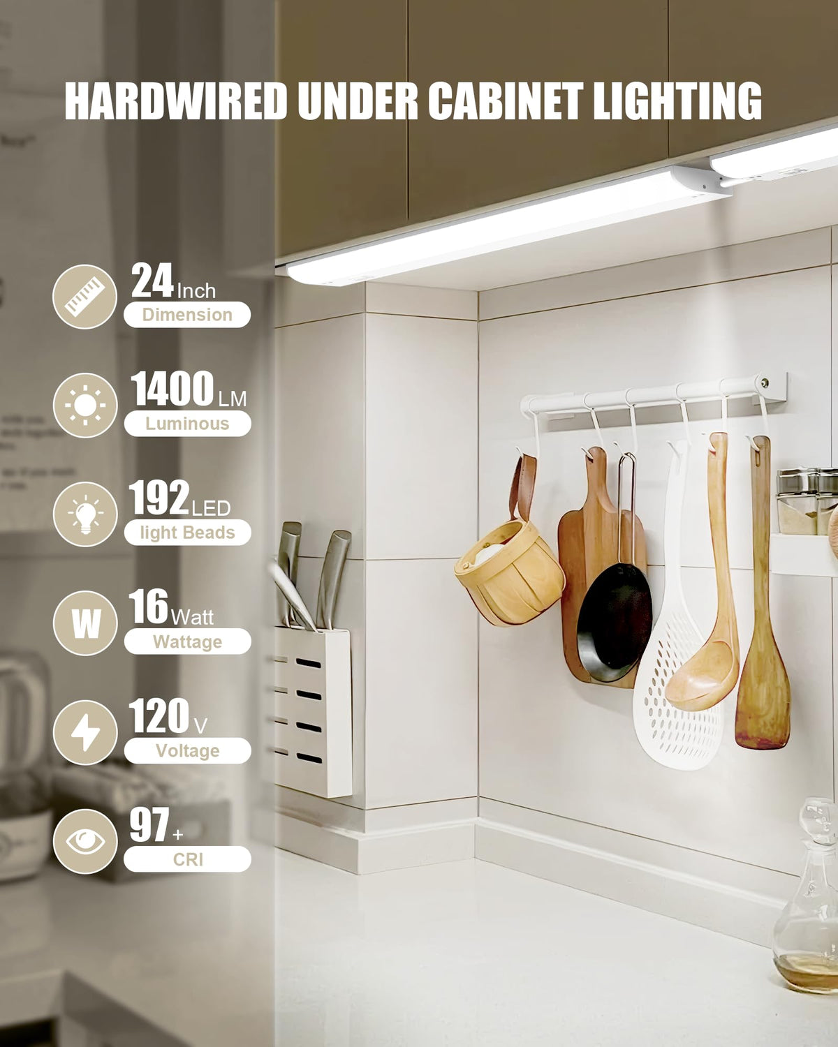 Under Cabinet Lighting with Power Cord P251