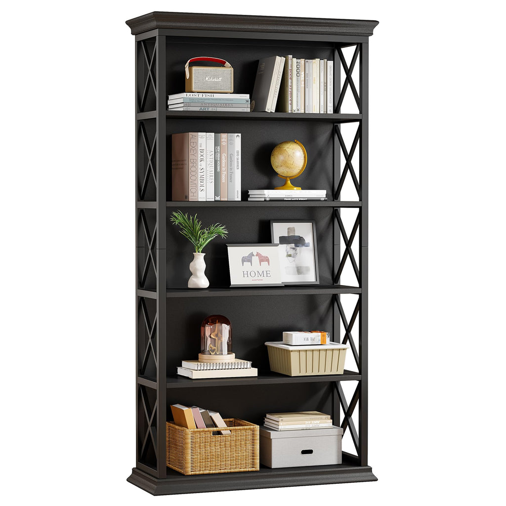 71 Inches 6-Tier Bookcase E221