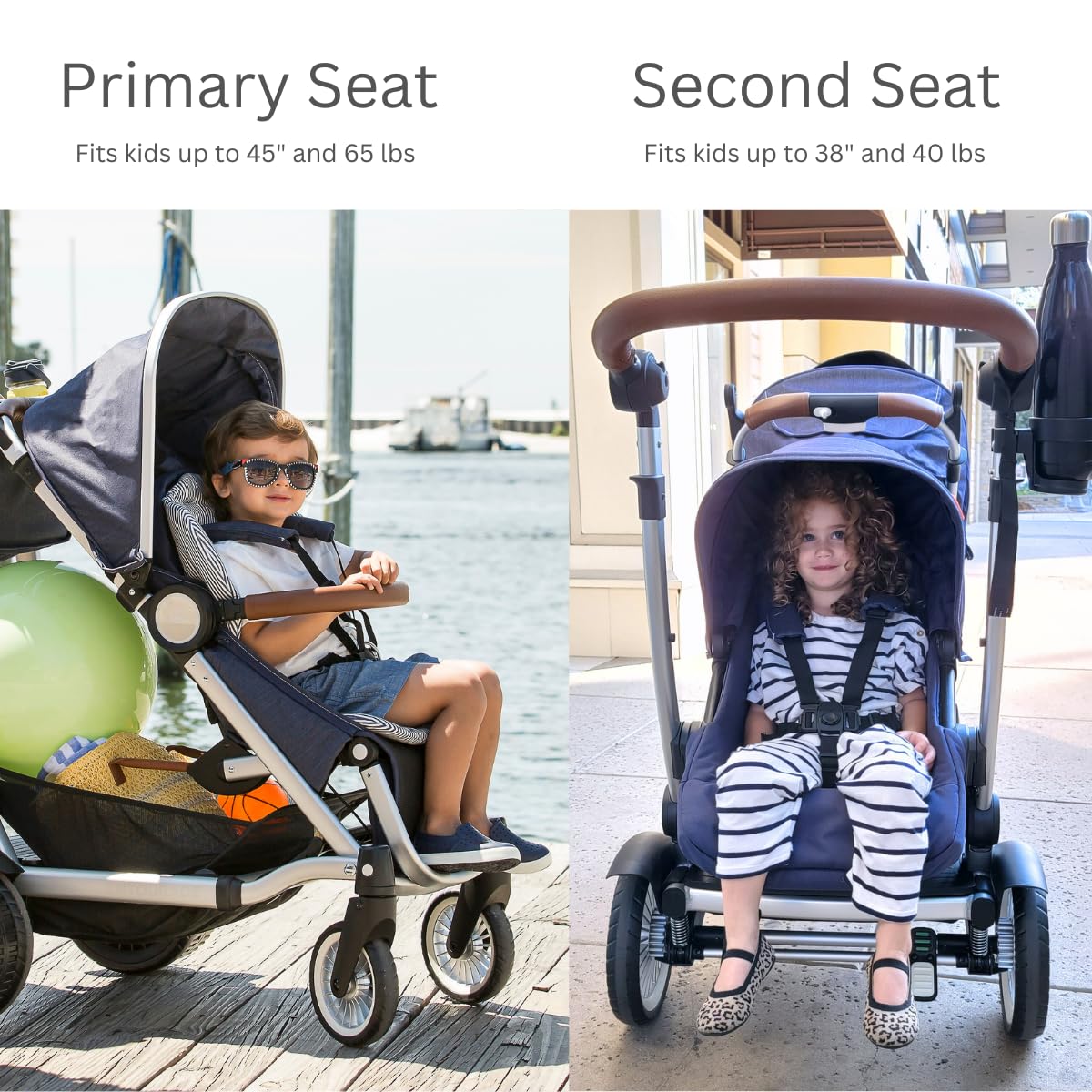 Black Double Stroller C442751