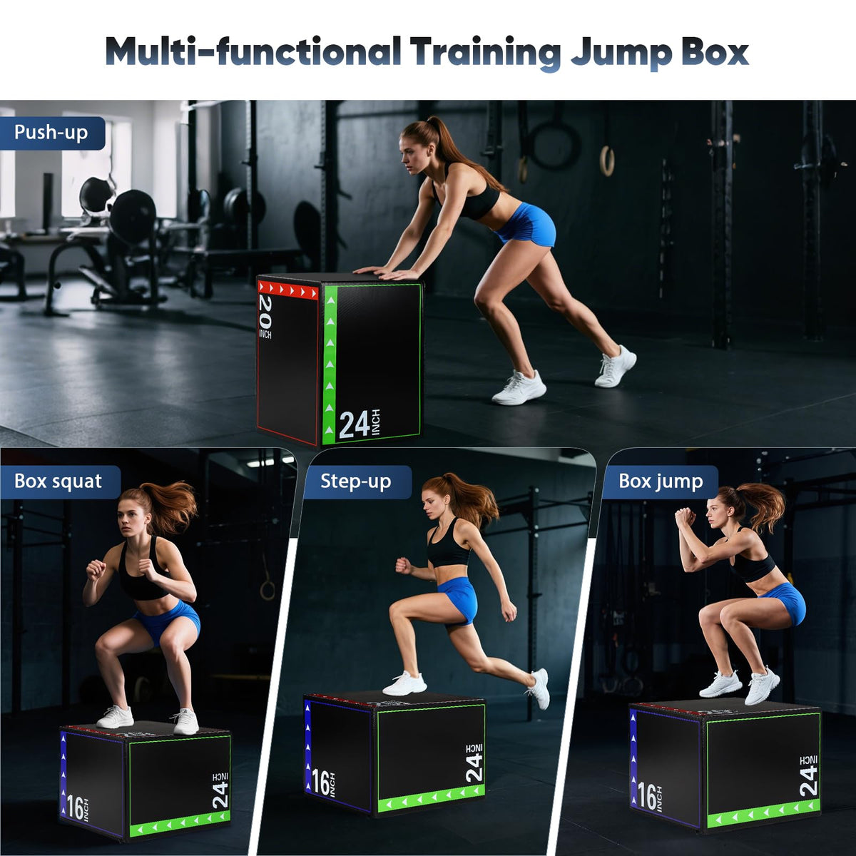 3 in 1 Foam Plyometric Jump Box J26423