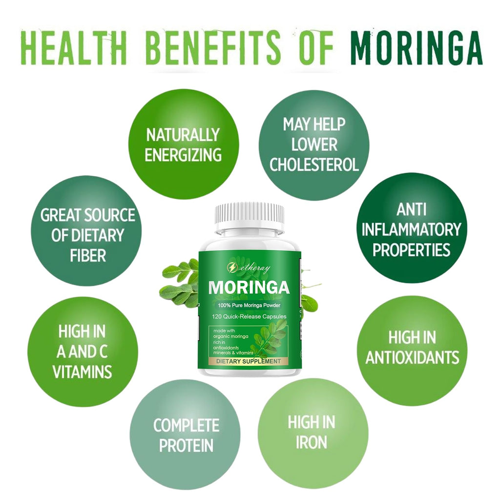 Moringa Capsules 800mg 120 Capsules K843