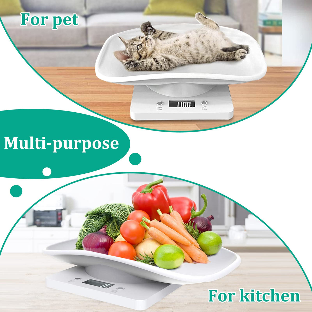 Digital Pet Scale 33 lb/15 kg A647