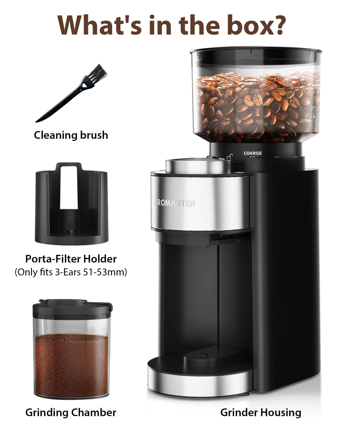 Black Burr Coffee Grinder T89443