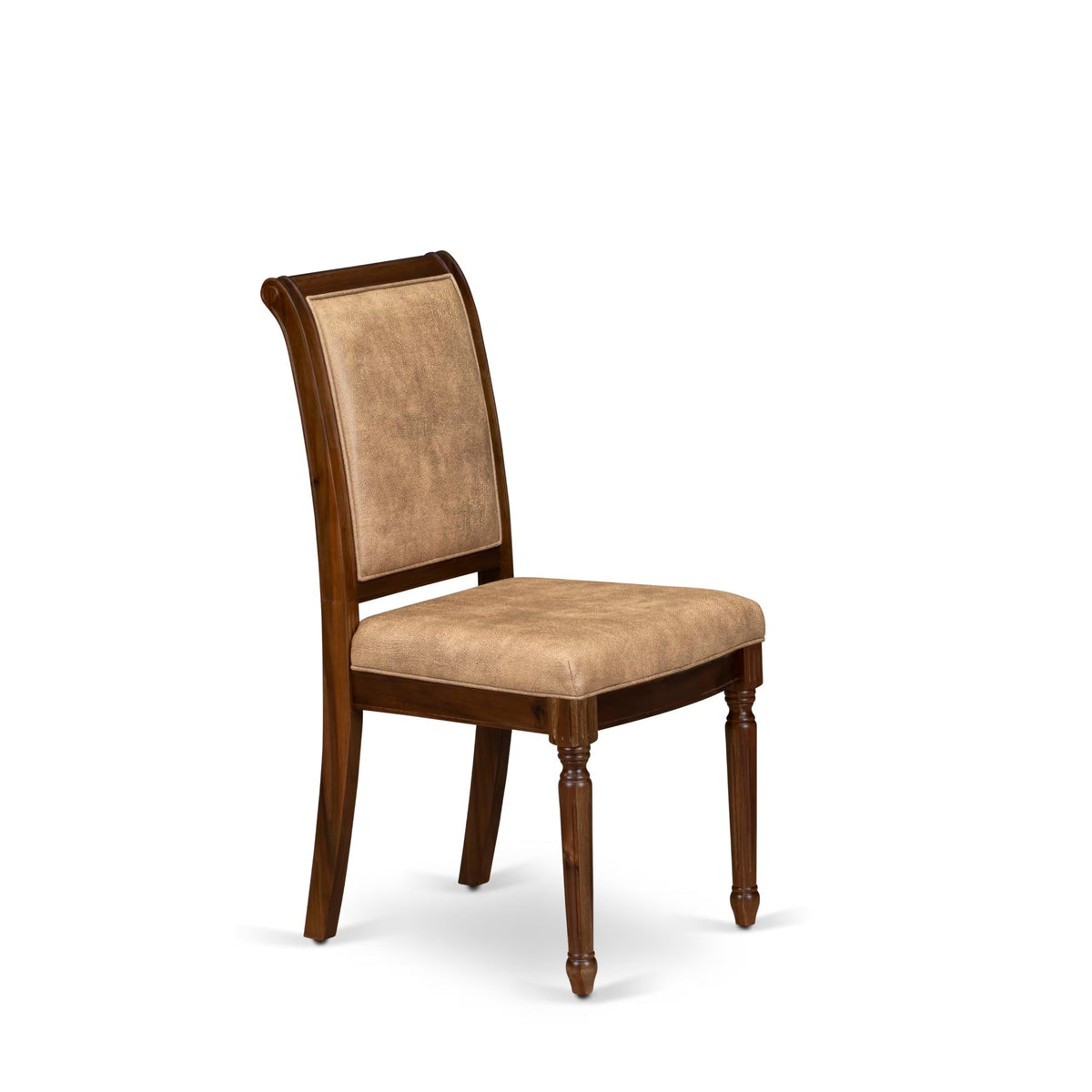 9 Piece Dining Table Set with 8 Beige Fabric Chairs D34025