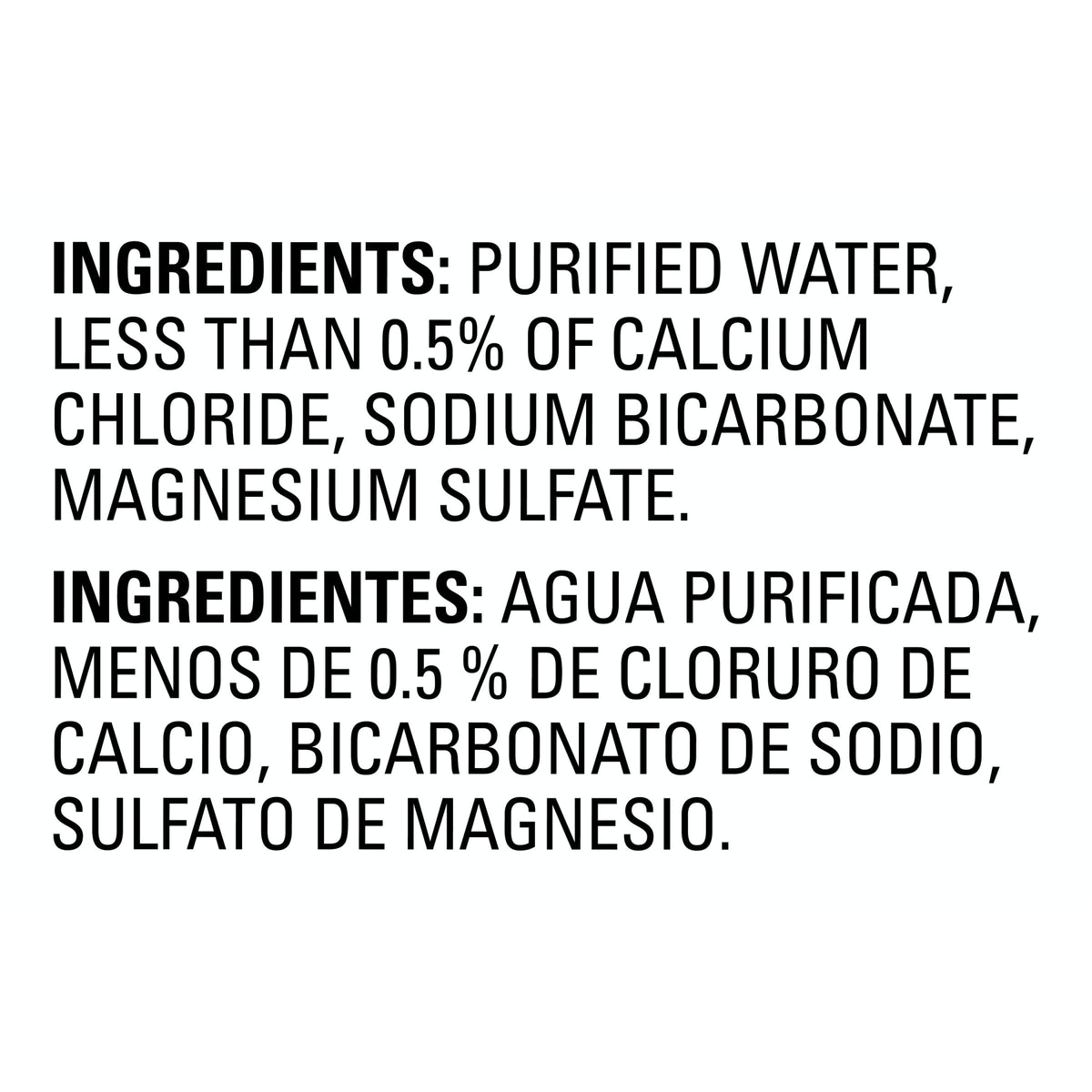 Purified Bottled Water 16.9 oz Case of 24 O2265
