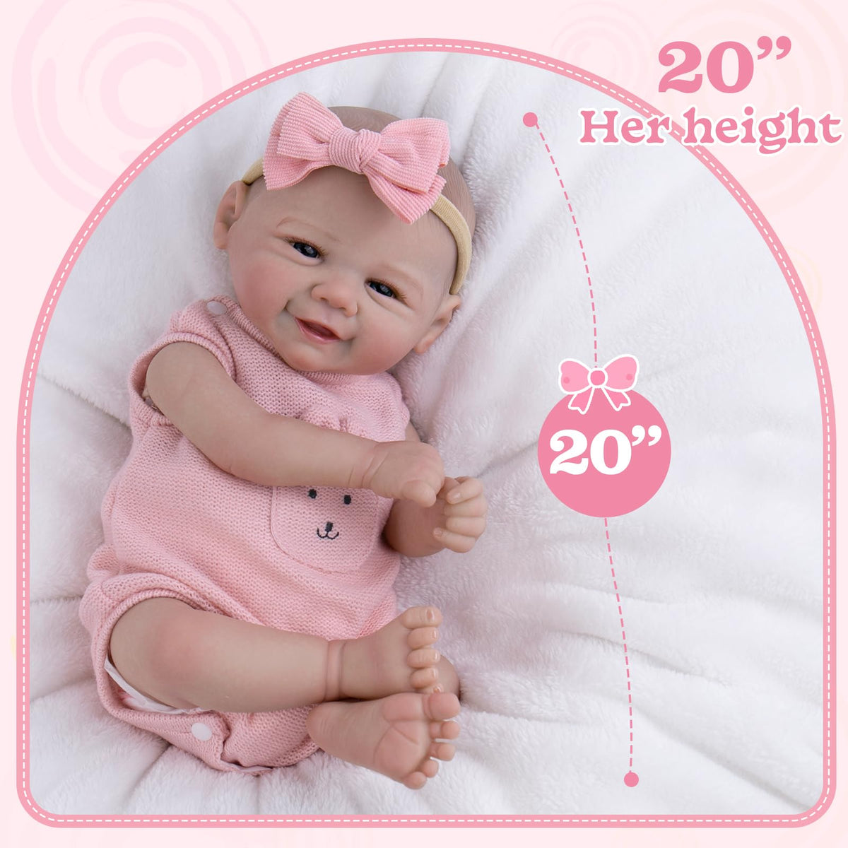 Realistic Reborn Baby Dolls with Flexible Limbs P862262