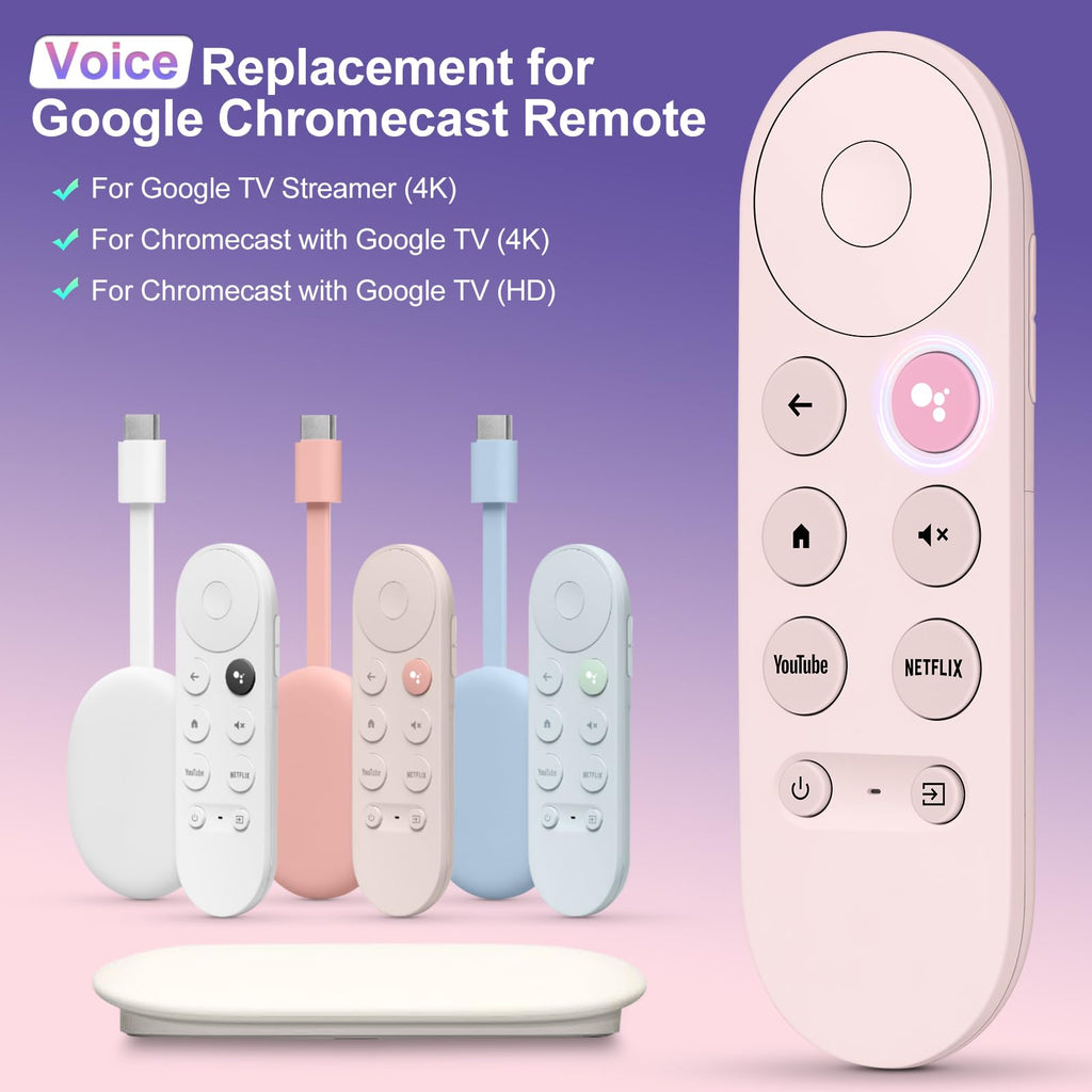 Pink Voice Replacement Remote Control L5453