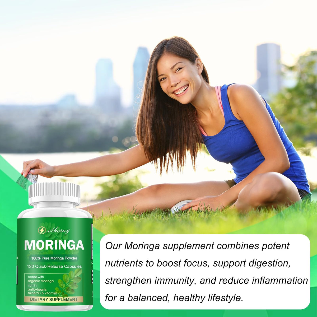Moringa Capsules 800mg 120 Capsules K843