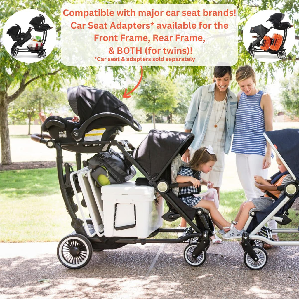 Black Double Stroller C442751