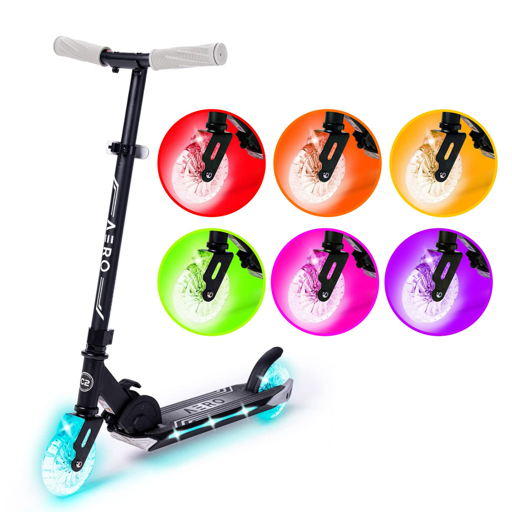 Two-Wheel Kick Scooter for Kids 5-8 with RGB Lights L921361