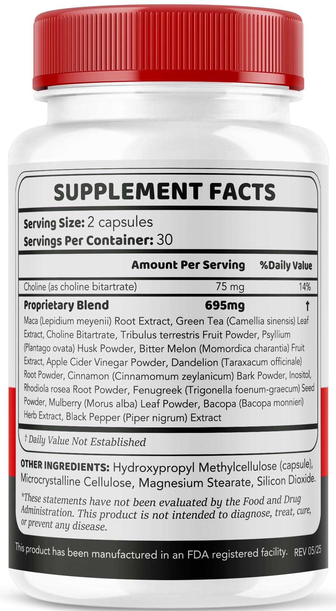 120 Capsules Supplement Pills G25731