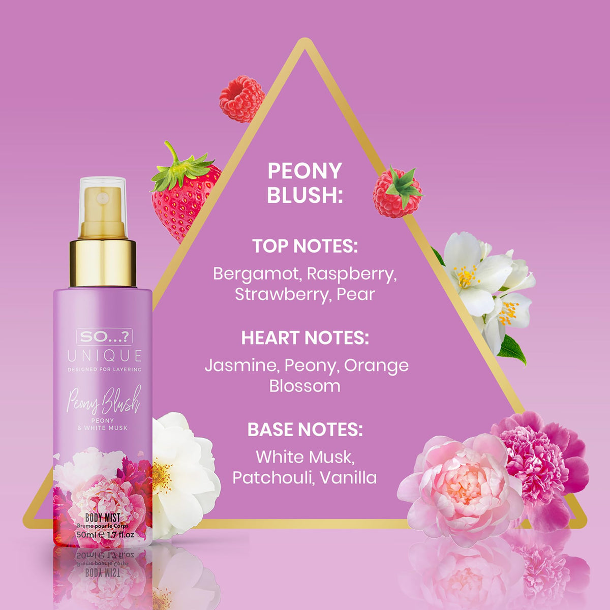 Unique Body Mist Set, 6 pcs M314452