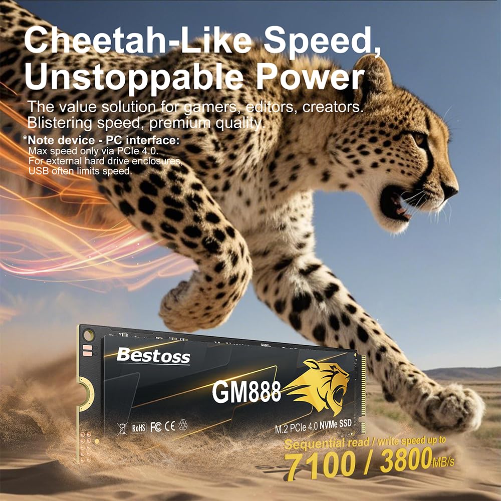 NVMe M.2 2280 SSD 512GB PCIe 4.0 V5397