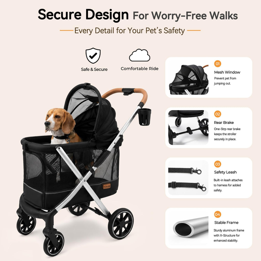 Lightweight Aluminum Dog Stroller A211194