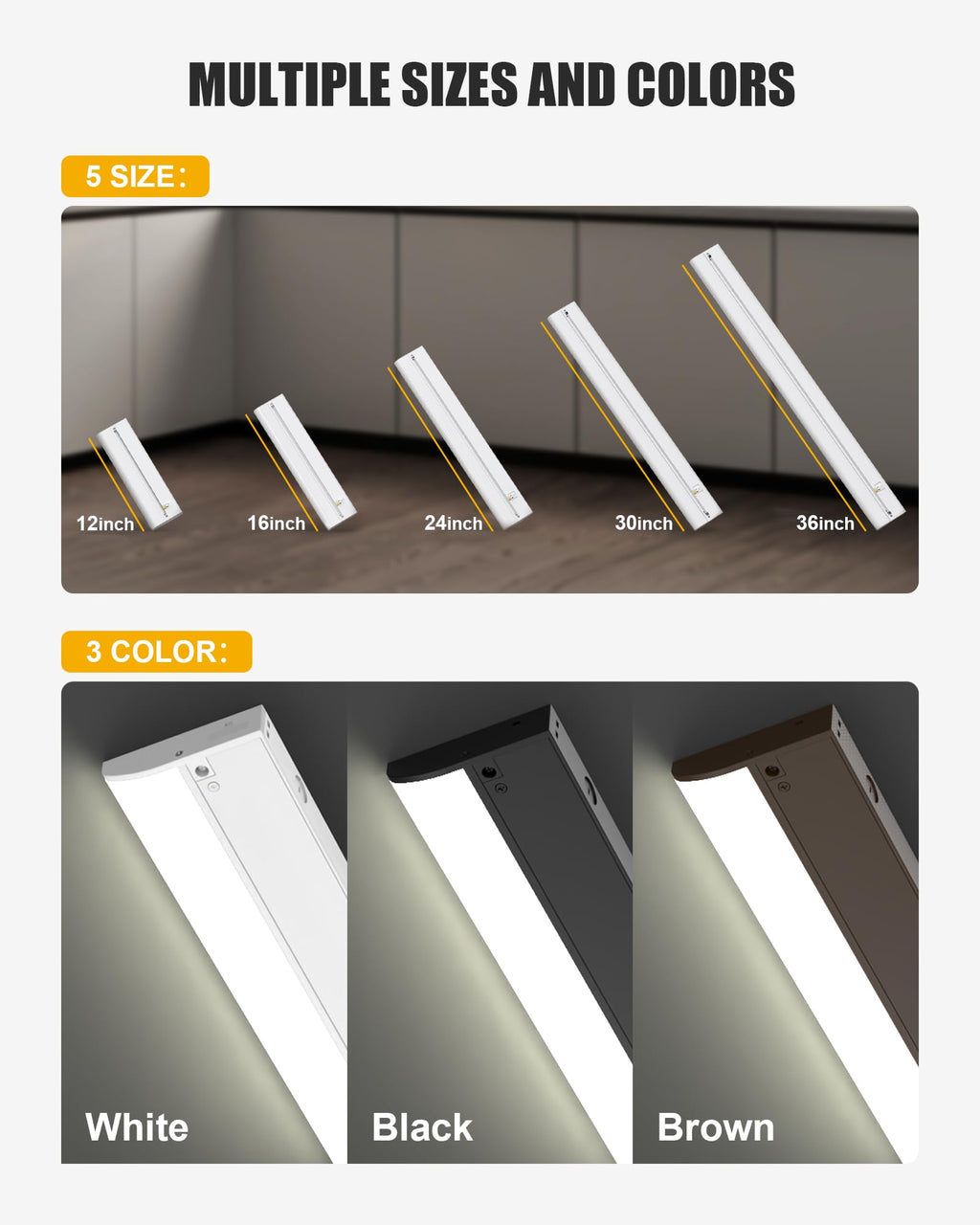 Under Cabinet Lighting with Power Cord P251