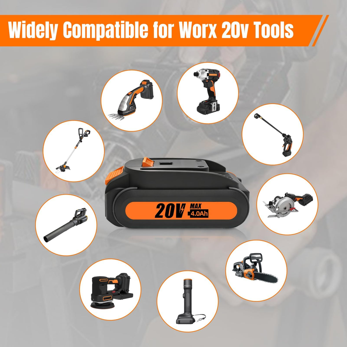 20V 4.0Ah Battery X736336