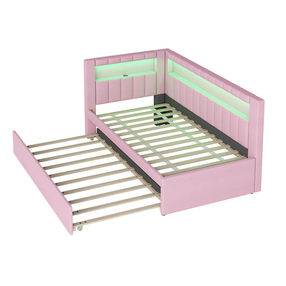 Pink Twin Size Daybed with Trundle B874989