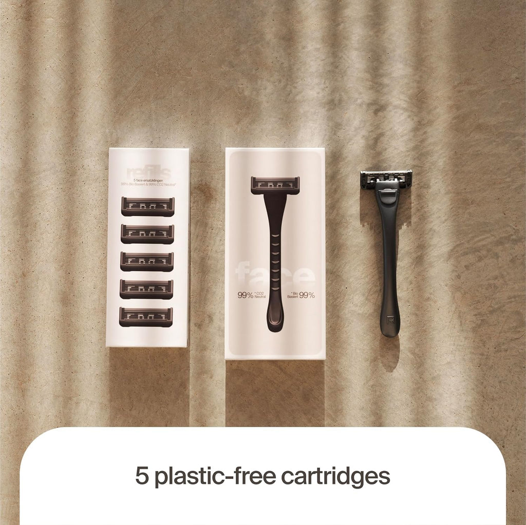 5 Plastic-Free Cartridges, 5 Blades C508141