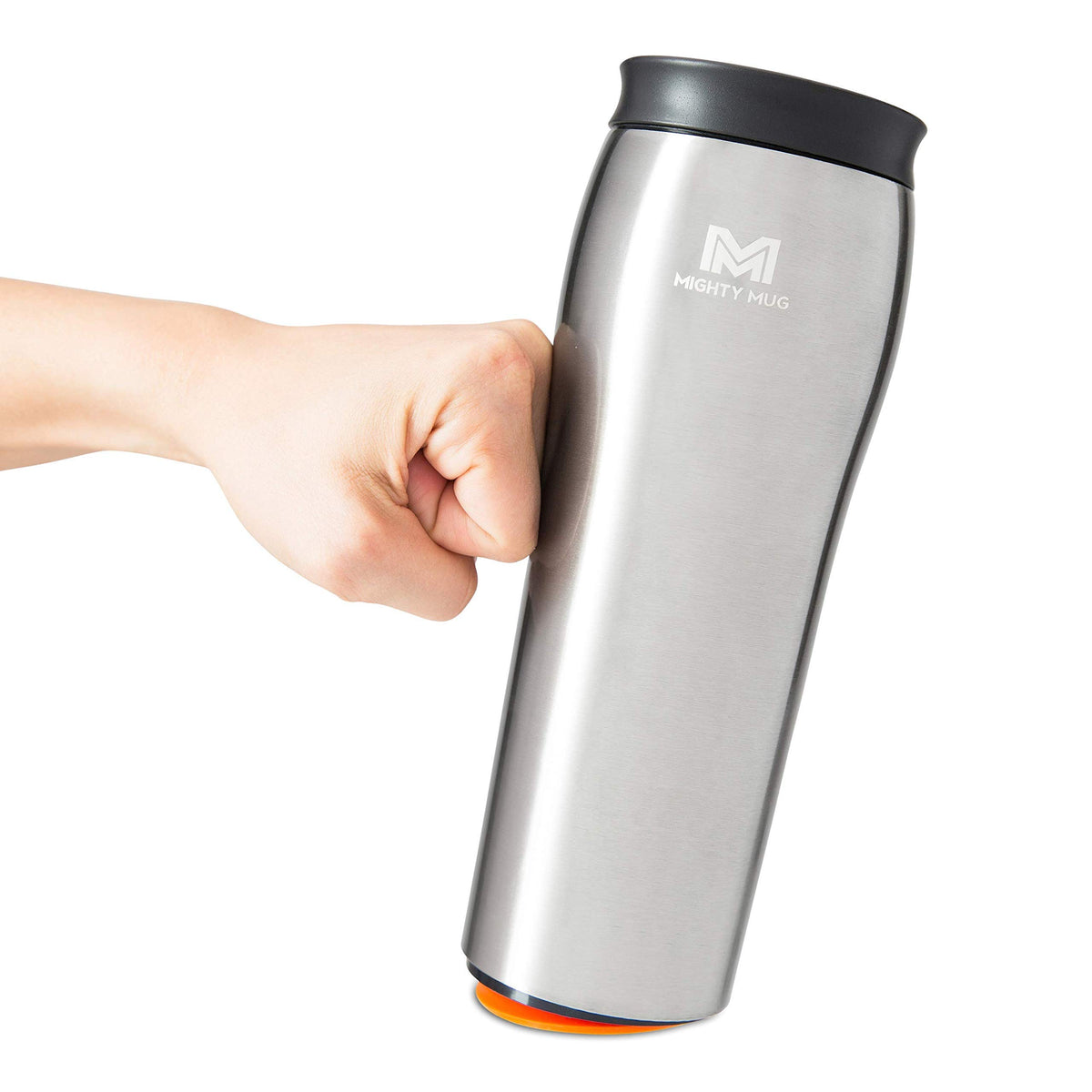 Silver Stainless Steel 16 oz Insulated Travel Mug G24259
