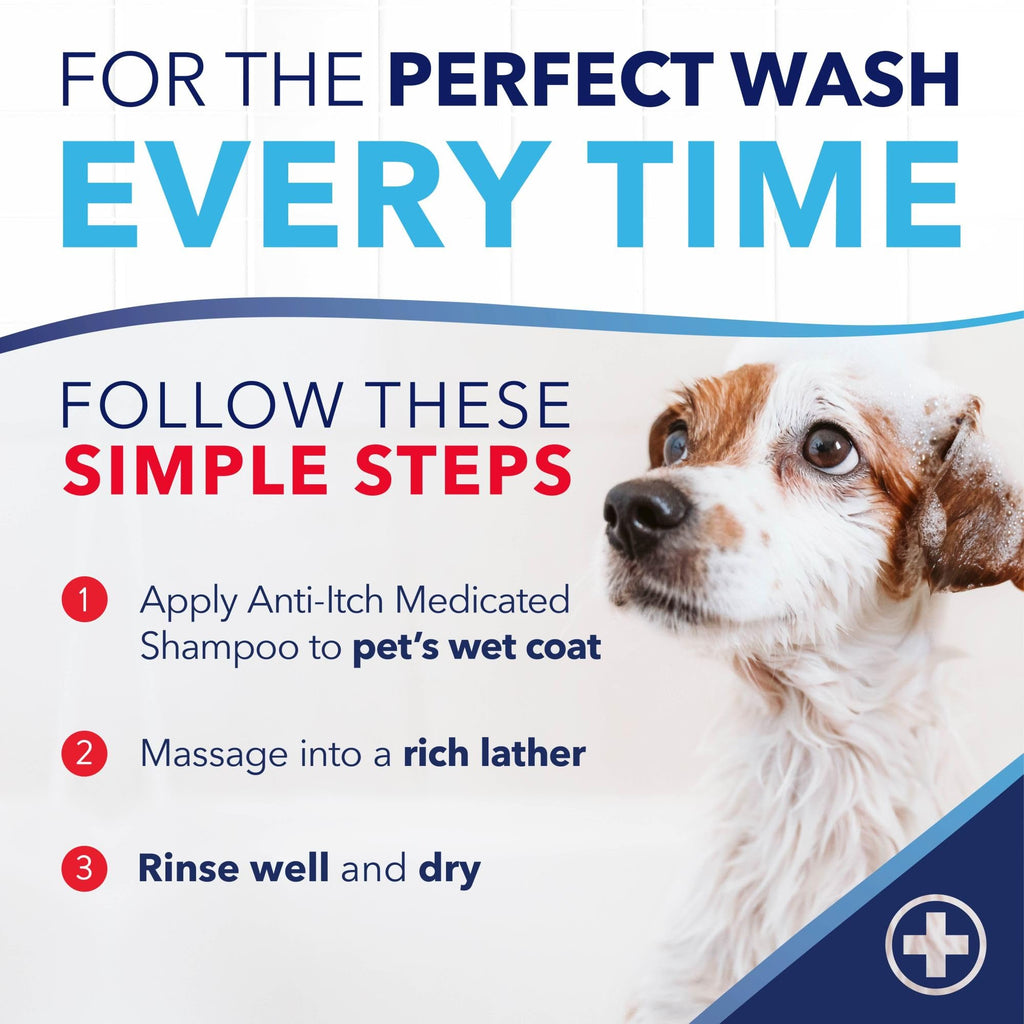 Medicated Dog Shampoo Oatmeal Formula 20oz E753161