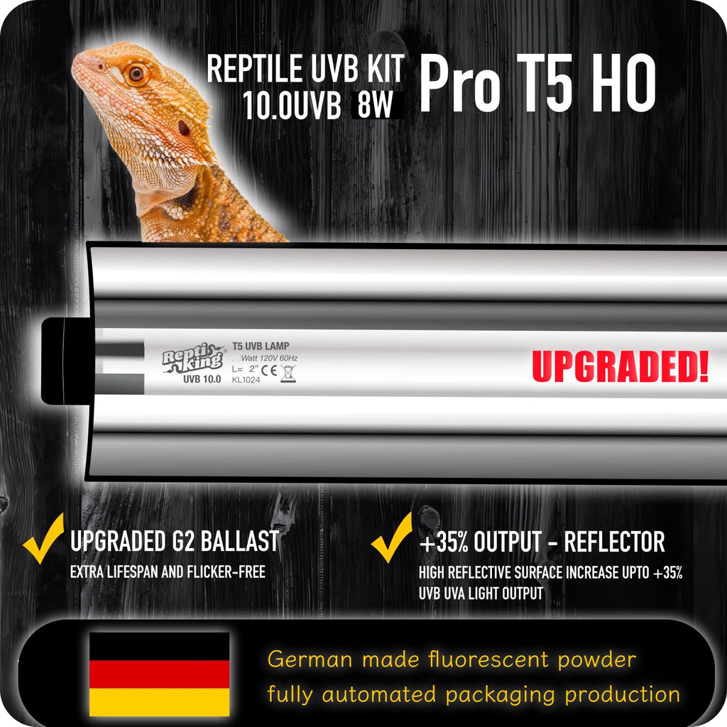 10.0 UVB 8W Fluorescent Lamp and Fixture Kit L327611
