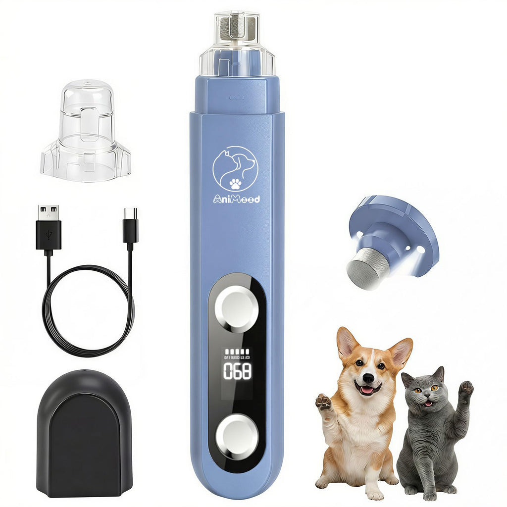 5-Speed Ultra Quiet Dog Nail Grinder with LED Light F312095