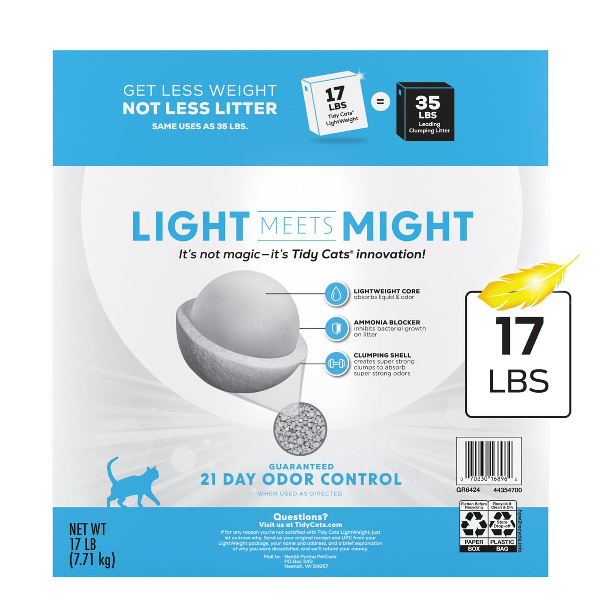 17 lb Lightweight Cat Litter J947737