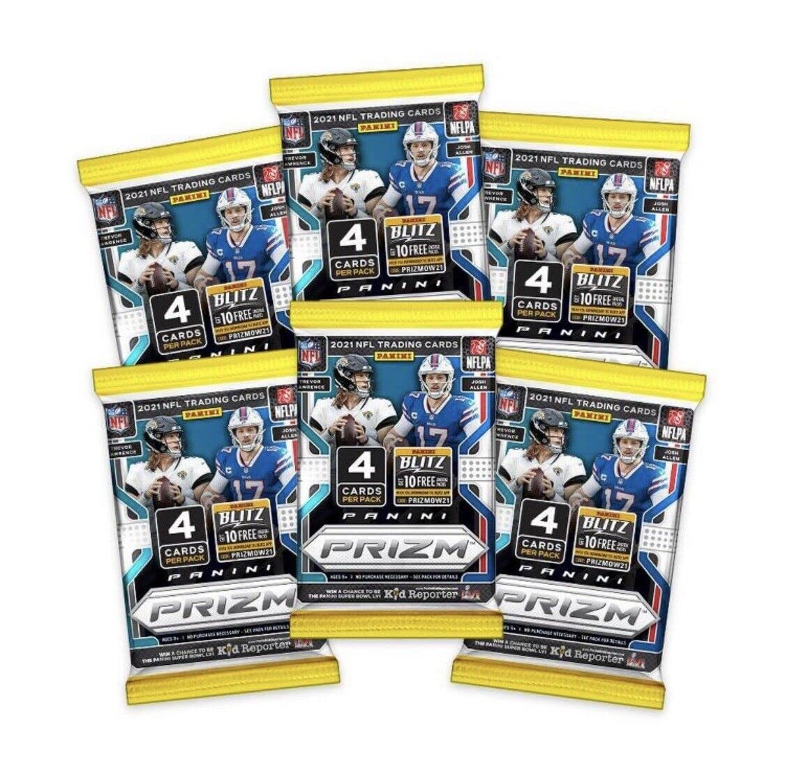 2021 NFL Football Trading Card Blaster Box H16132