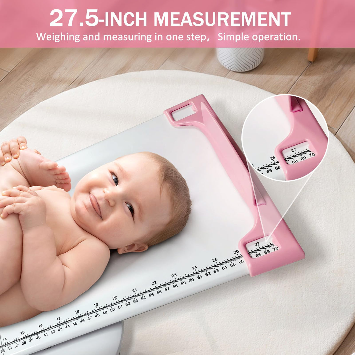 Portable Digital Pet Scale with Height Markings N7330