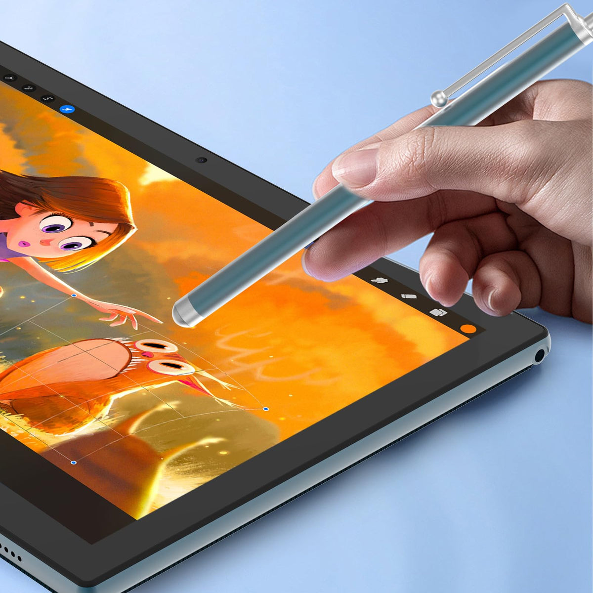Android 15 Tablet 10.1 Inch 2 in 1 with Keyboard 8GB RAM 32GB ROM Quad-core IPS HD Touch Screen O613504