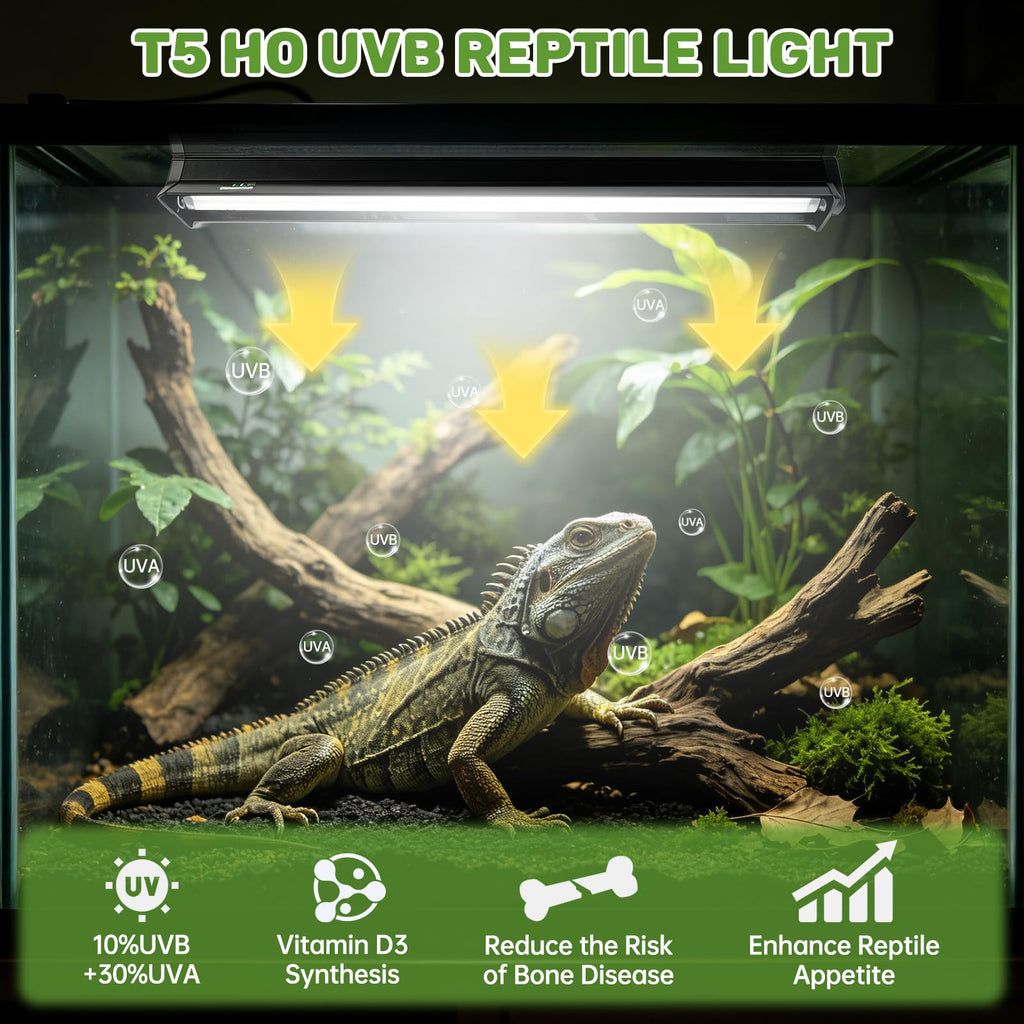 39W 10.0 UVA UVB Reptile Light Fixture E4134