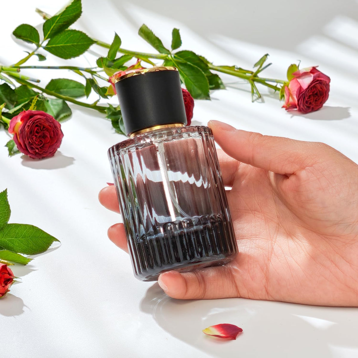 50ml Glass Spray Perfume Bottle Black K238712