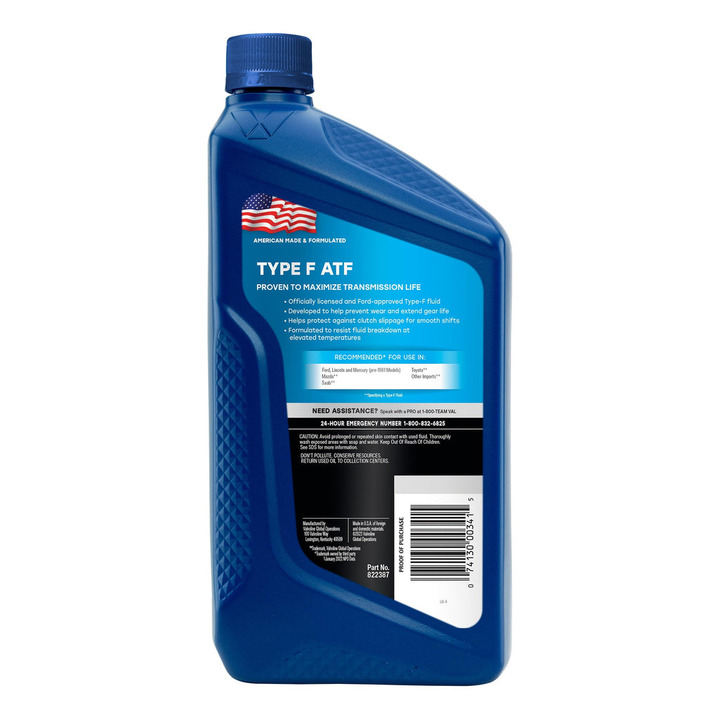 Type F Automatic Transmission Fluid 1 QT Case of 6 L19474