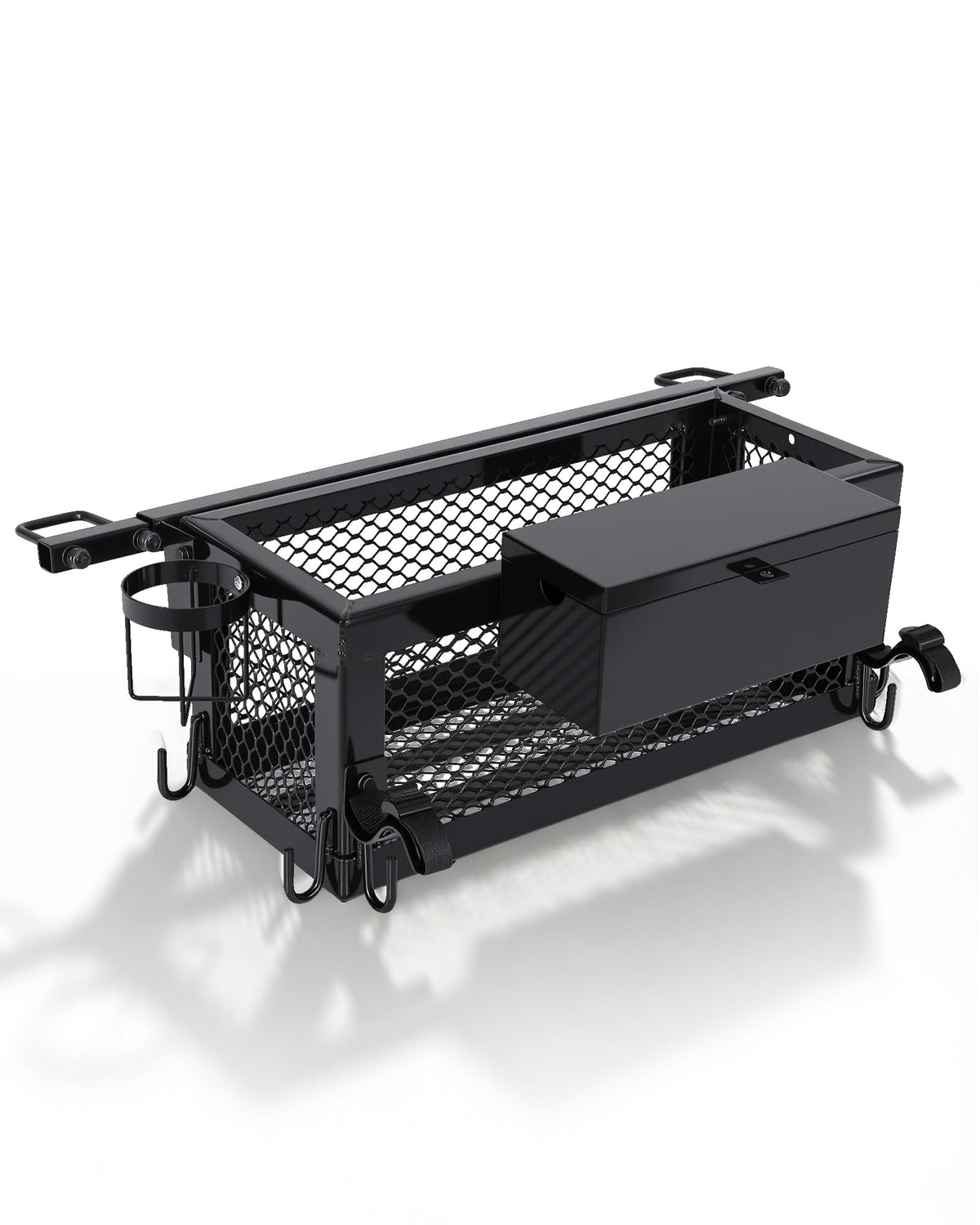 Heavy Duty Tractor Tool Box Basket Attachment 24x10x10in Storage Box C467