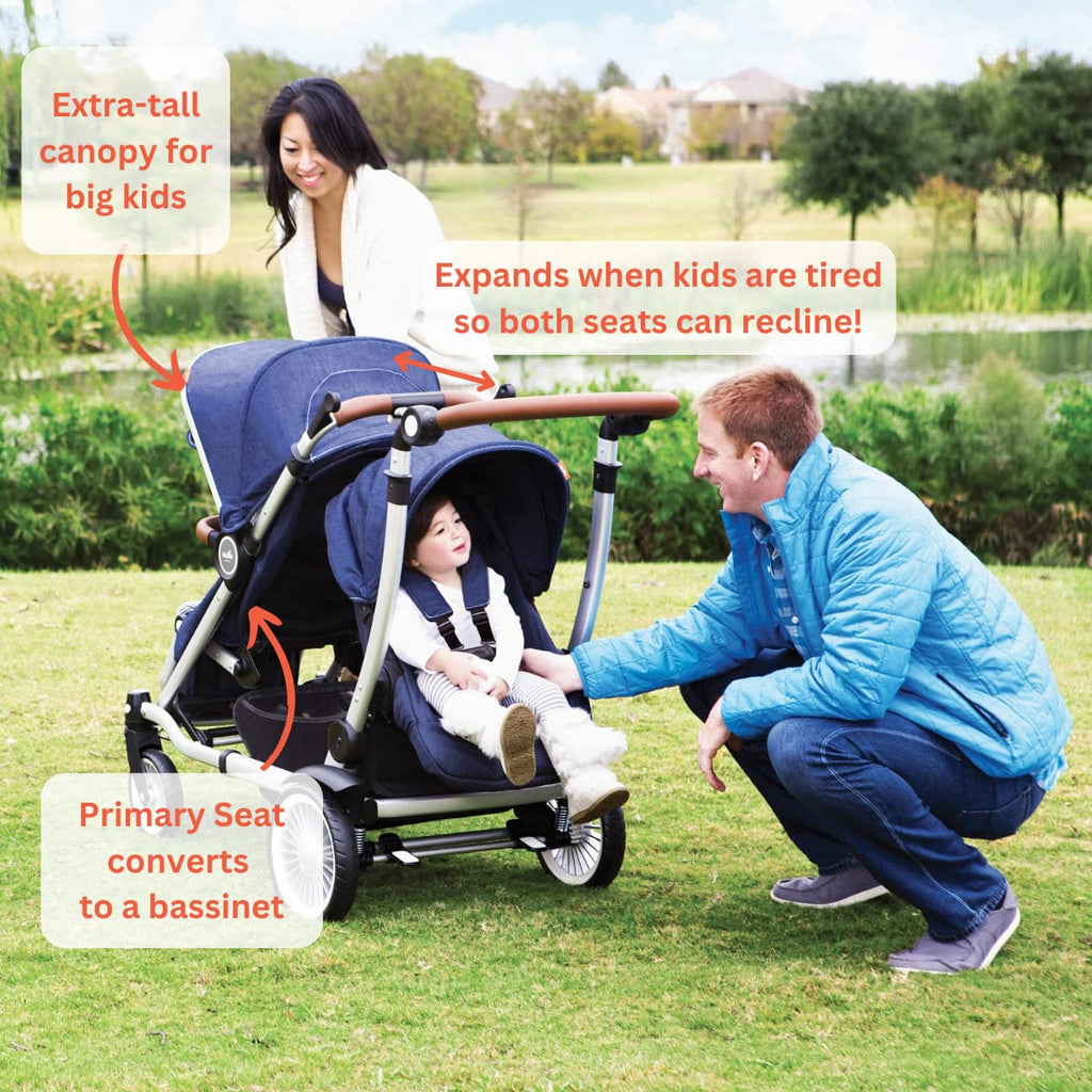 Black Double Stroller C442751