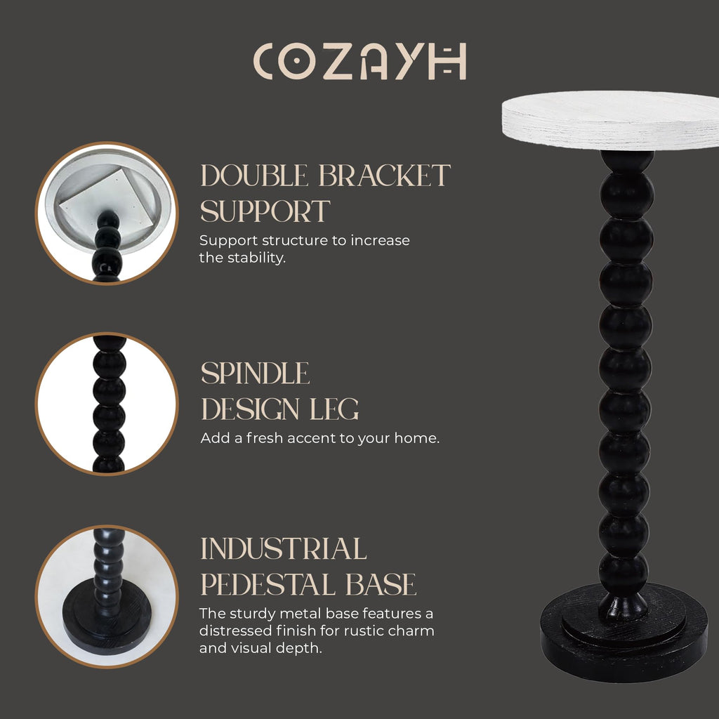 Small Pedestal End Table H81196