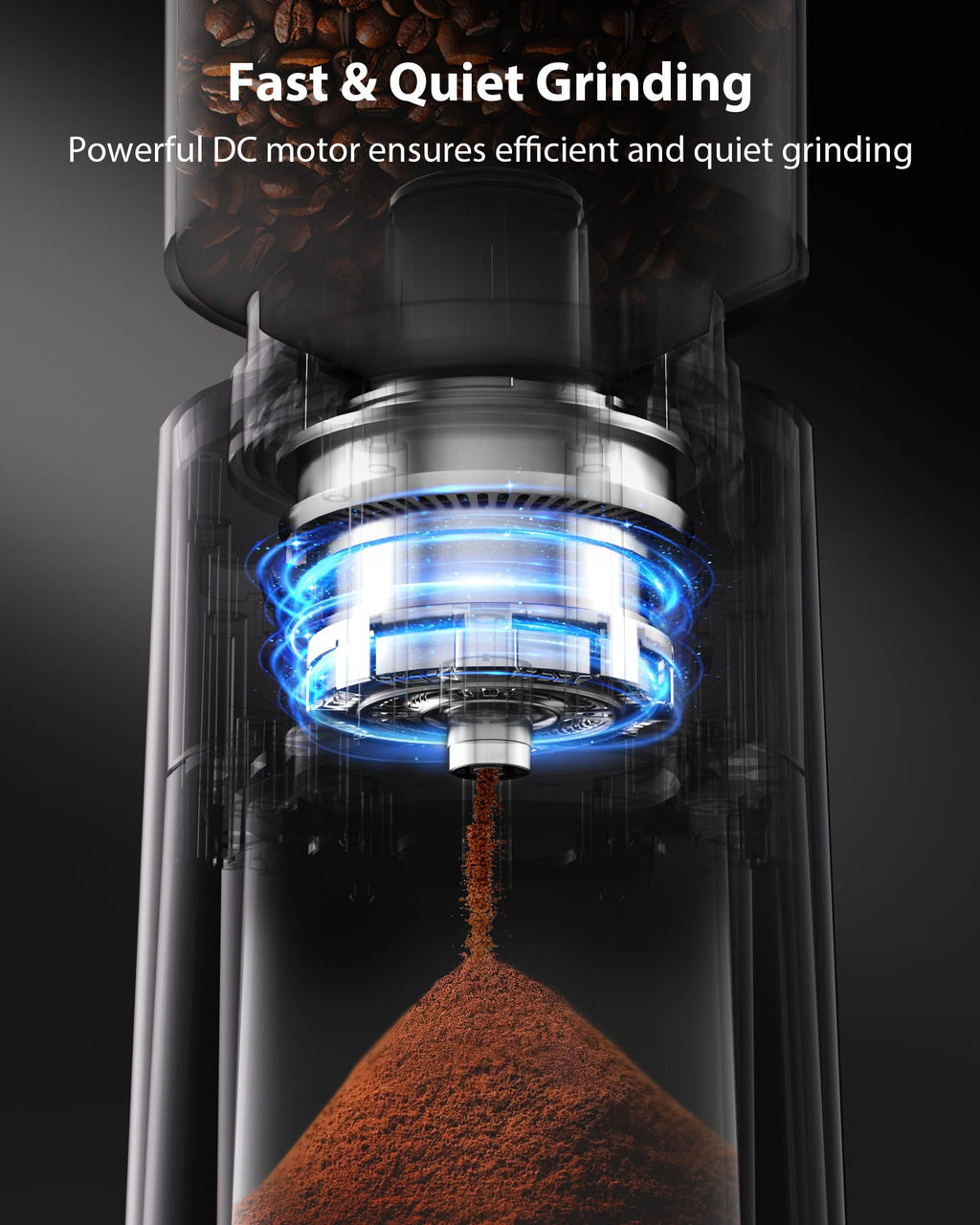 Black Burr Coffee Grinder T89443